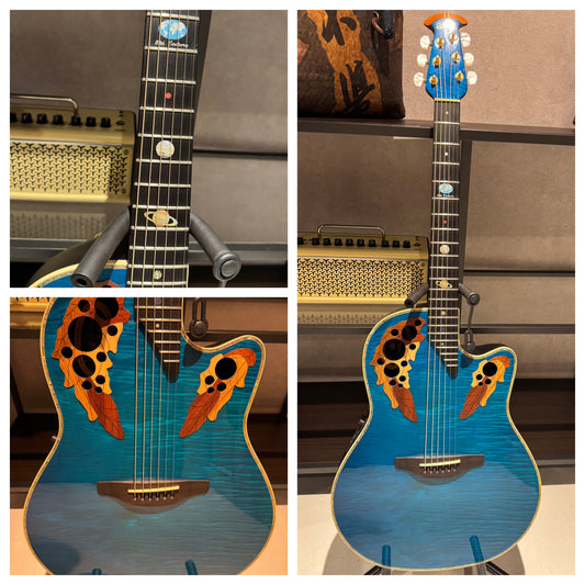 エレアコ　アコースティックギター　Ovation CE2000-NFM ovation 電装系良好　弦高調整済み　世界に75本しかないうちの選定品